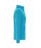 Dames Ladies' Bonded Fleece Jacket Turquoise/donkergrijs 11463