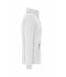 Dames Ladies' Bonded Fleece Jacket Wit/donkergrijs 11463