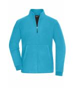 Femme Veste polaire double couche pour femmes Turquoise/gris-foncé 11463