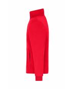 Men Men's Bonded Fleece Jacket Red/black 11464