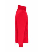 Men Men's Bonded Fleece Jacket Red/black 11464