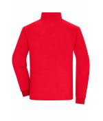 Men Men's Bonded Fleece Jacket Red/black 11464