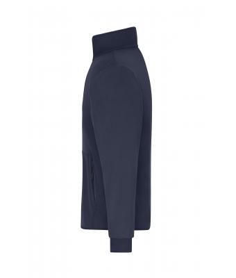 Heren Men's Bonded Fleece Jacket Navy/donkergrijs 11464