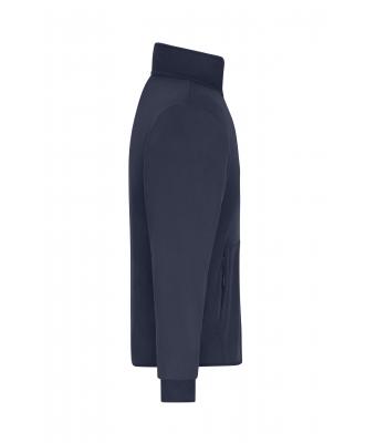 Heren Men's Bonded Fleece Jacket Navy/donkergrijs 11464