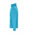 Heren Men's Bonded Fleece Jacket Turquoise/donkergrijs 11464