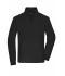 Heren Men's Bonded Fleece Jacket Zwart/donkergrijs 11464