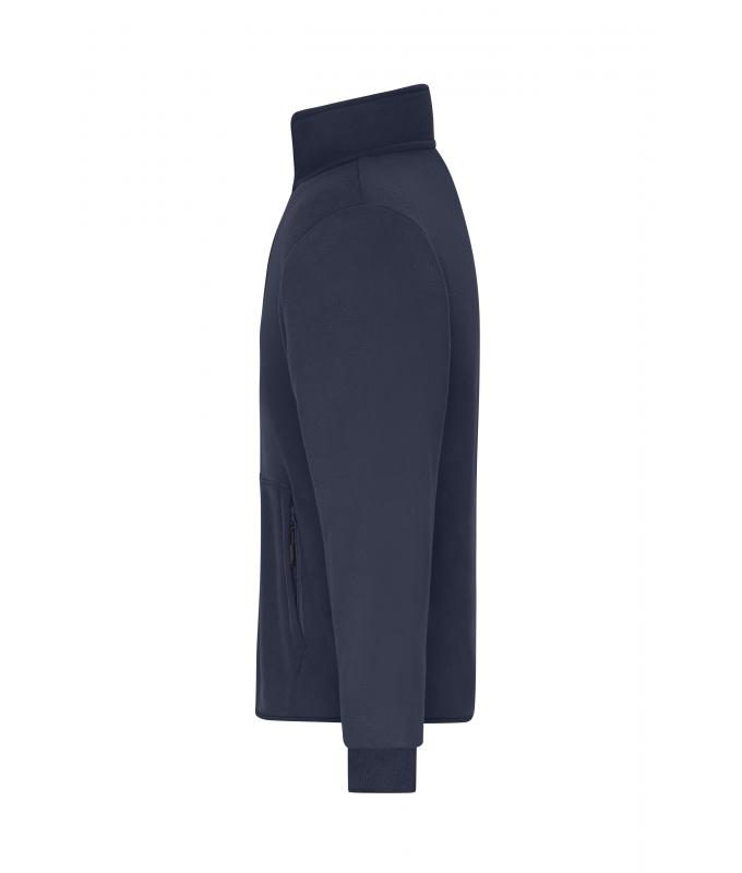 Homme Veste polaire double couche pour hommes Marine/gris-foncé 11464