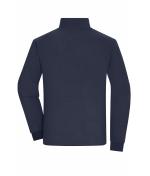 Homme Veste polaire double couche pour hommes Marine/gris-foncé 11464