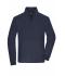 Homme Veste polaire double couche pour hommes Marine/gris-foncé 11464