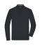 Men Men's Half-Zip Troyer Black 11465