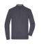 Men Men's Half-Zip Troyer Anthracite-melange 11465