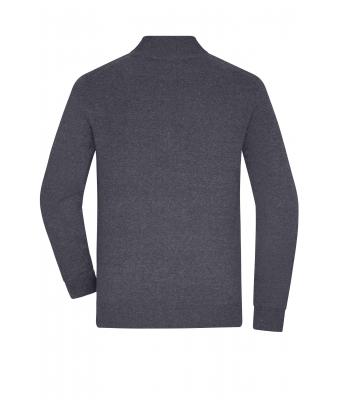 Heren Men's Half-Zip Troyer Antraciet-melange 11465