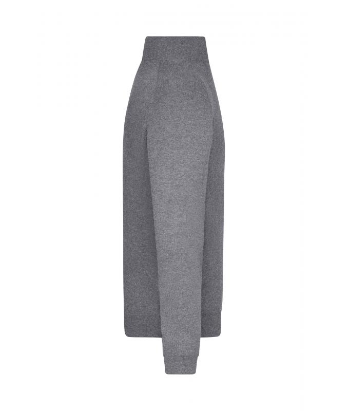 Homme Troyer demi-zippé pour hommes Gris-chiné 11465