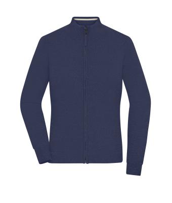 Femme Cardigan zippé pour femmes Marine 11466