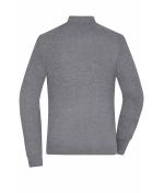 Damen Ladies' Zip-Cardigan Grey-heather 11466