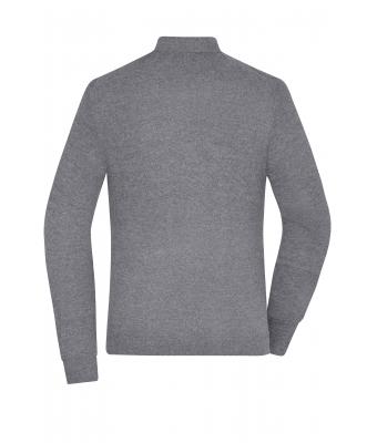 Dames Ladies' Zip-Cardigan Heather-grijs 11466
