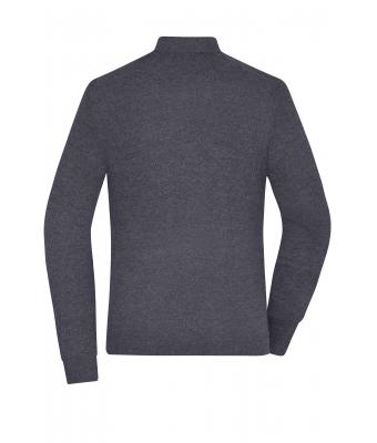 Dames Ladies' Zip-Cardigan Antraciet-melange 11466