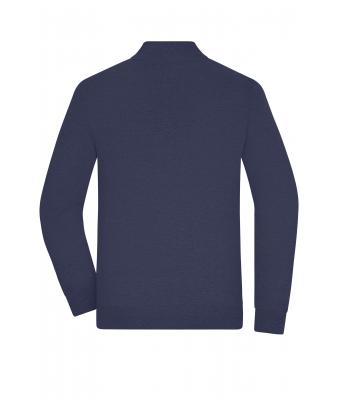 Homme Cardigan zippé pour hommes Marine 11467