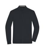 Men Men's Zip-Cardigan Black 11467