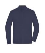 Men Men's Zip-Cardigan Navy 11467