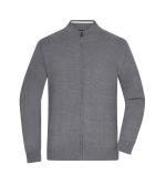 Men Men's Zip-Cardigan Grey-heather 11467