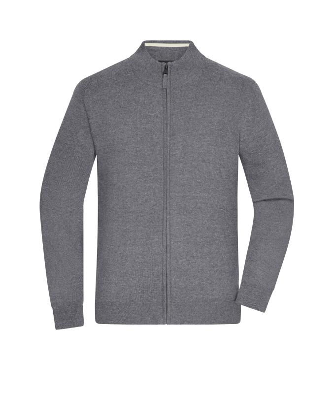 Men Men's Zip-Cardigan Grey-heather 11467