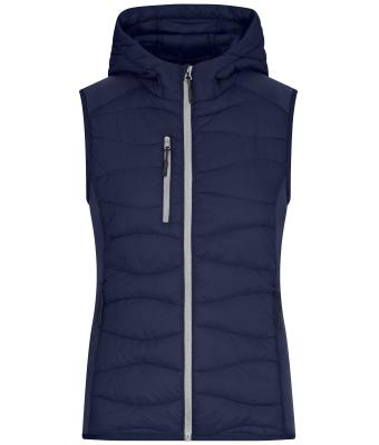 Femme Gilet hybride pour femmes Marine/marine 11468