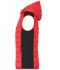 Femme Gilet hybride pour femmes Rouge/noir 11468