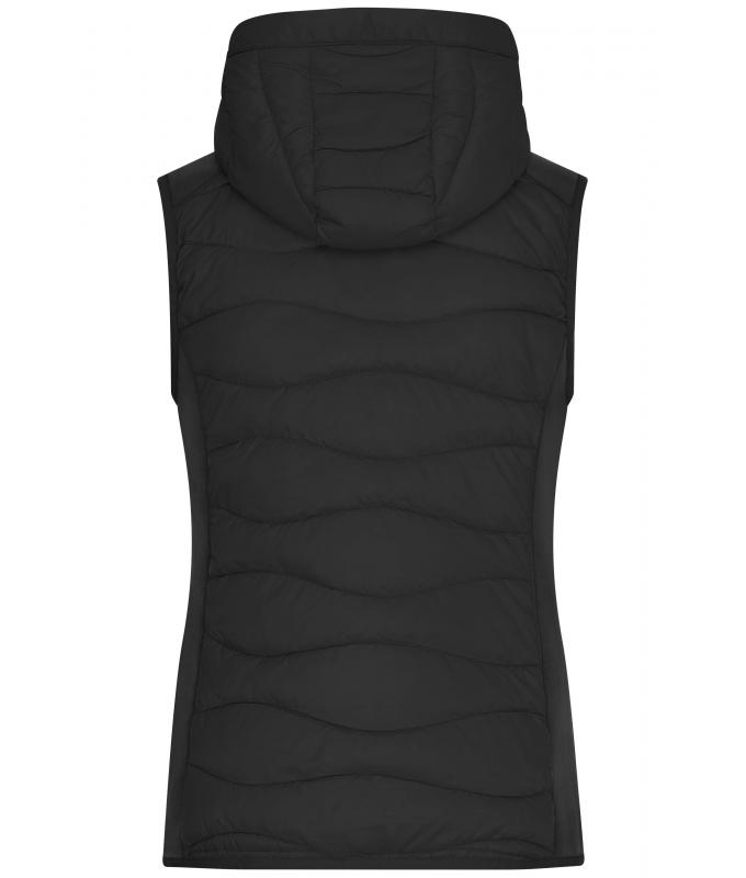 Ladies Ladies' Hybrid Vest Black/black 11468