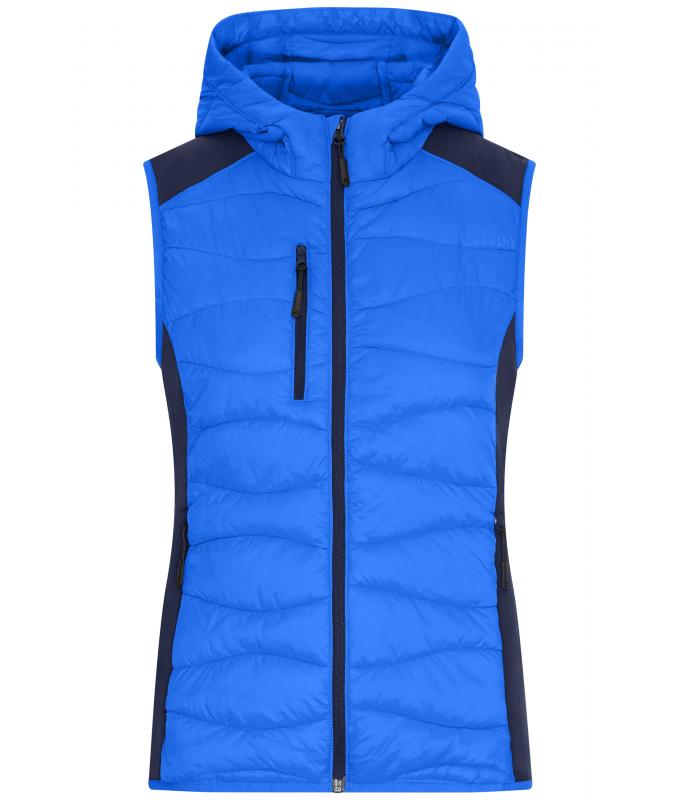 Dames Ladies' Hybrid Vest Blauw/navy 11468