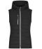 Dames Ladies' Hybrid Vest Zwart/zwart 11468