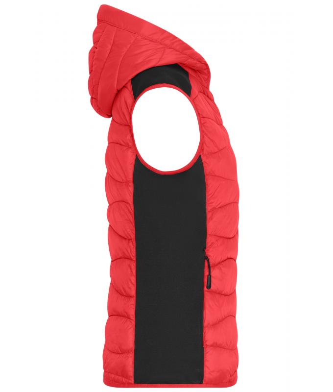 Dames Ladies' Hybrid Vest Rood/zwart 11468