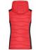 Dames Ladies' Hybrid Vest Rood/zwart 11468