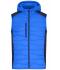 Homme Gilet hybride pour hommes Bleu/marine 11469