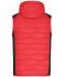 Homme Gilet hybride pour hommes Rouge/noir 11469