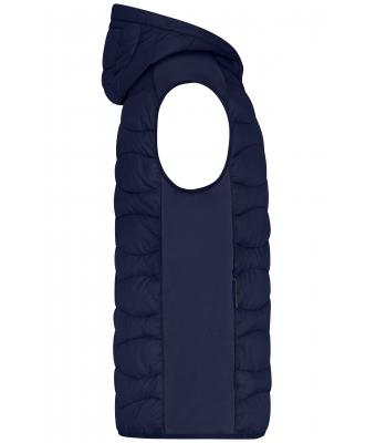 Men Men's Hybrid Vest Navy/navy 11469