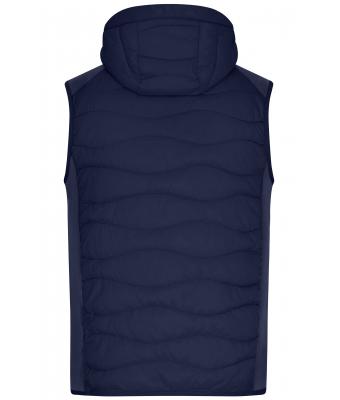 Men Men's Hybrid Vest Navy/navy 11469