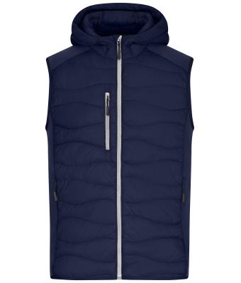 Men Men's Hybrid Vest Navy/navy 11469