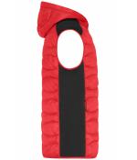 Herren Men's Hybrid Vest Red/black 11469