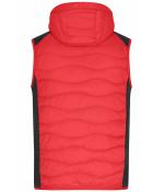 Herren Men's Hybrid Vest Red/black 11469