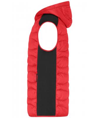 Heren Men's Hybrid Vest Rood/zwart 11469