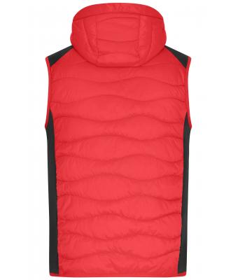 Heren Men's Hybrid Vest Rood/zwart 11469