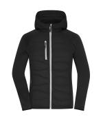 Damen Ladies' Hybrid Jacket Black/black 11470