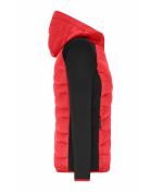 Damen Ladies' Hybrid Jacket Red/black 11470