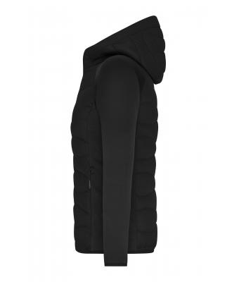 Dames Ladies' Hybrid Jacket Zwart/zwart 11470