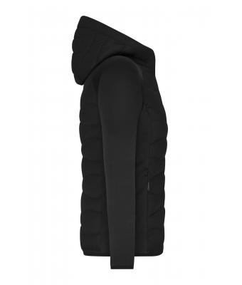 Dames Ladies' Hybrid Jacket Zwart/zwart 11470