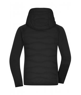 Dames Ladies' Hybrid Jacket Zwart/zwart 11470