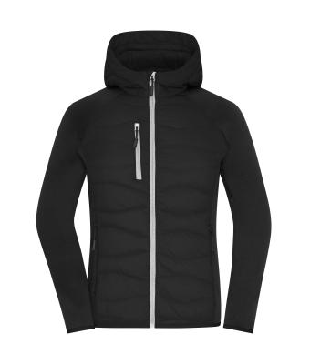 Dames Ladies' Hybrid Jacket Zwart/zwart 11470