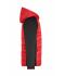 Heren Men's Hybrid Jacket Rood/zwart 11471