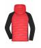 Heren Men's Hybrid Jacket Rood/zwart 11471
